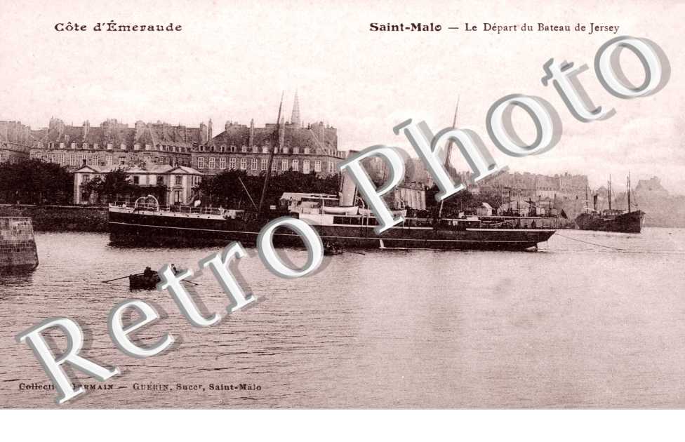 LE DEPART DU BATEAU JERSEY