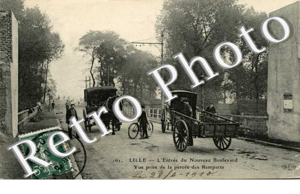 Entree du Nouveau Boulevard Vue prise de la percée des Remparts