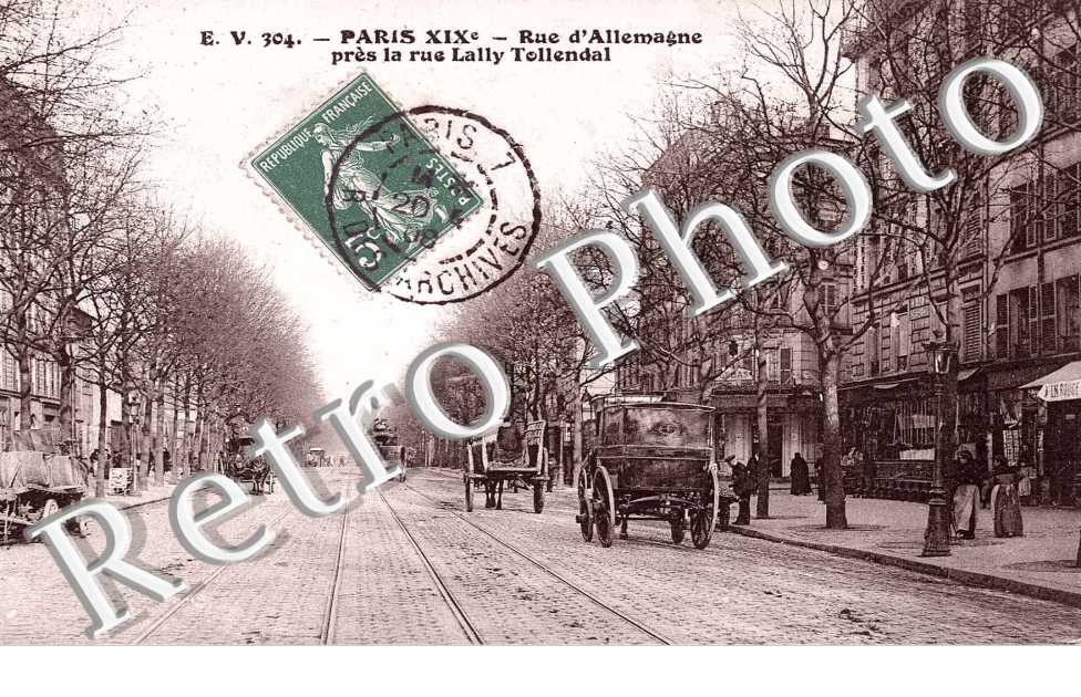 Rue d'Allemagne près la rue Lally Tollendal