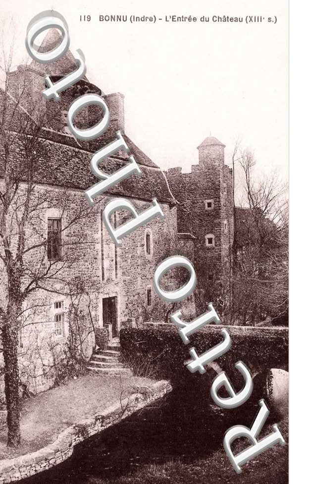 BONNU  -  L'ENTREE DU CHATEAU