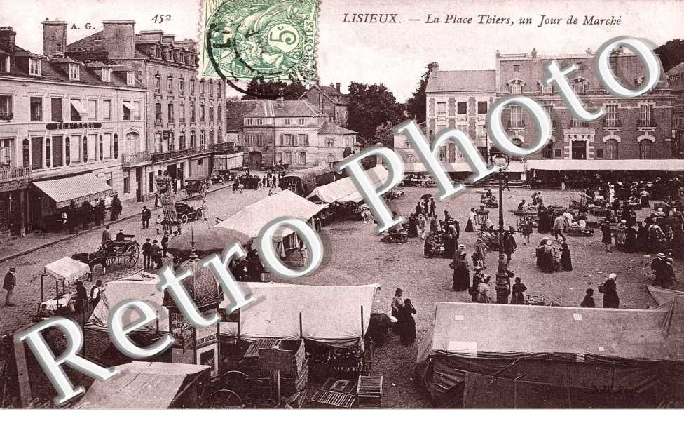 la place Thiers, un jour de marche