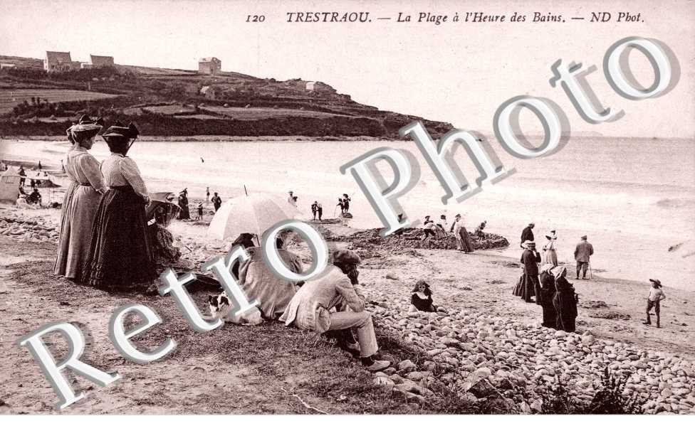La plage à l'heure des bains