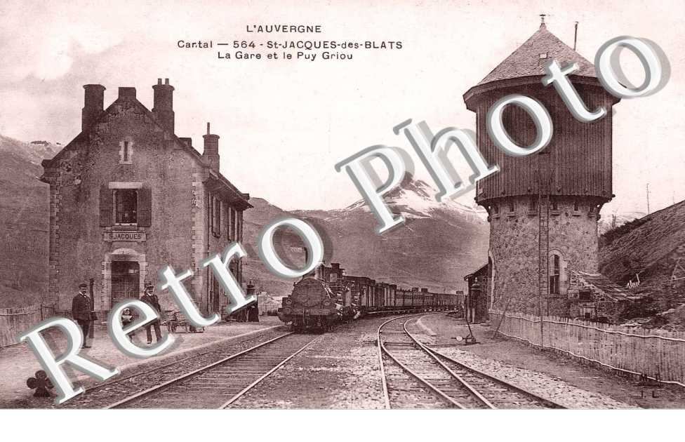 La gare et le Puy Griou