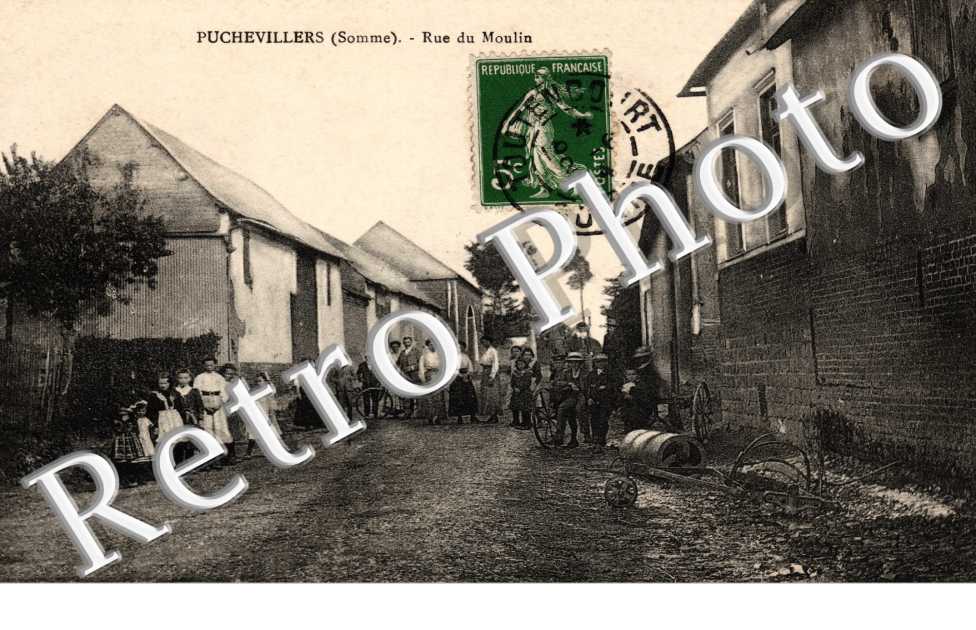 Rue du Moulin en 1913