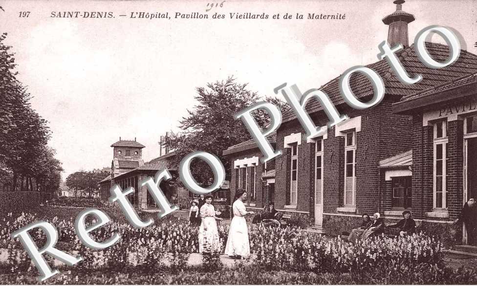 L'Hopital , pavillon des vieillards et de la maternite