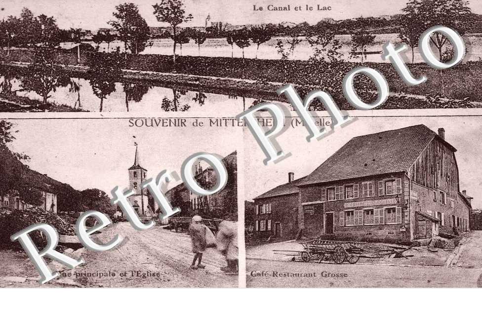 Le canal et le lac - cafe restaurant Grosse - rue principale et l'eglise