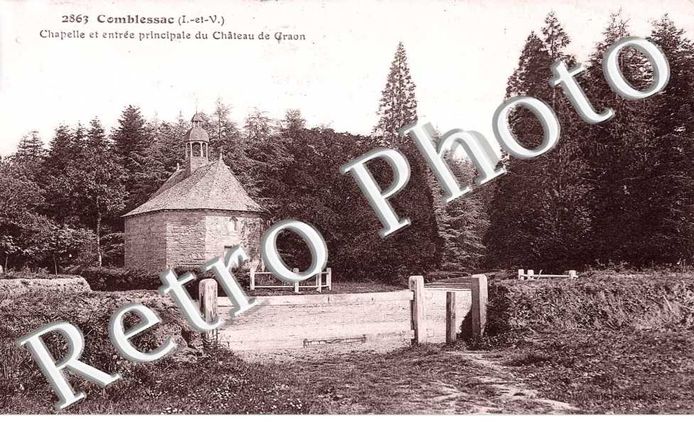 Chapelle et Entree Principale du Chateau de Craon