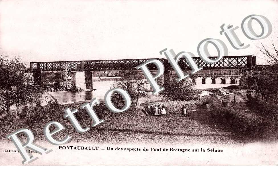 un des aspects du pont de Bretagne sur la Selune