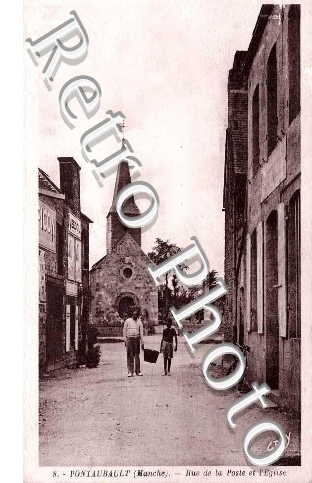rue de la Poste et l' eglise