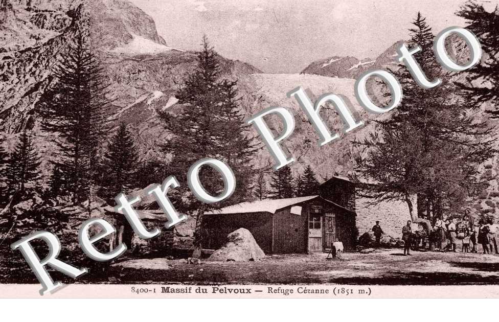 Massif du Pelvoux.Refuge Cezanne