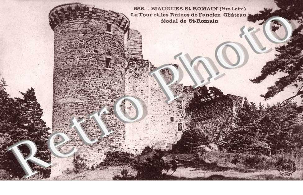 La Tour et les Ruines de l'Ancien Château féodal de Saint Romain