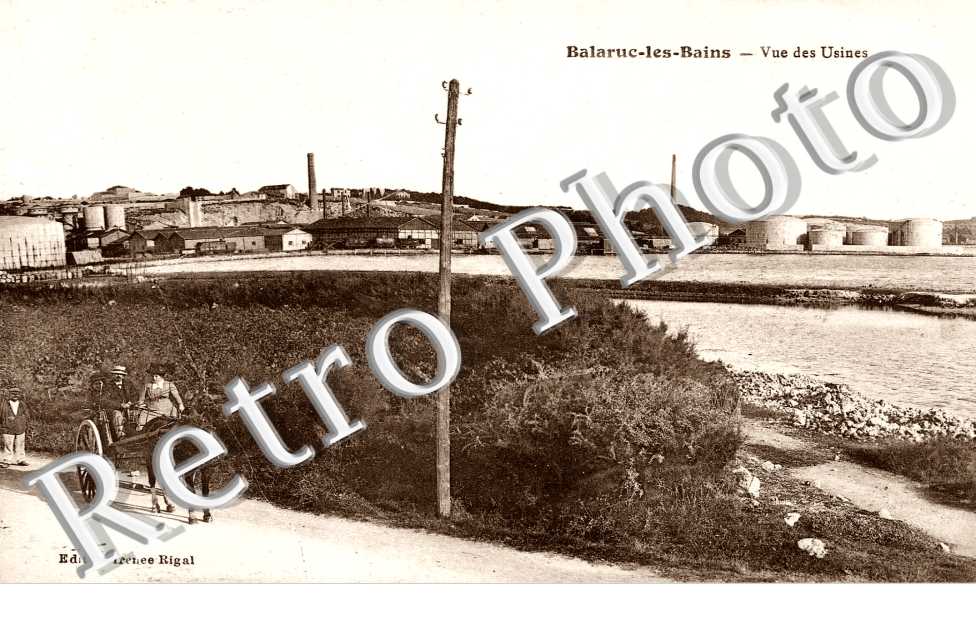 Vue des usines