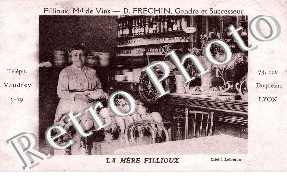 Fillioux marchand de vins D. Frechin 73 nrues Duquesne