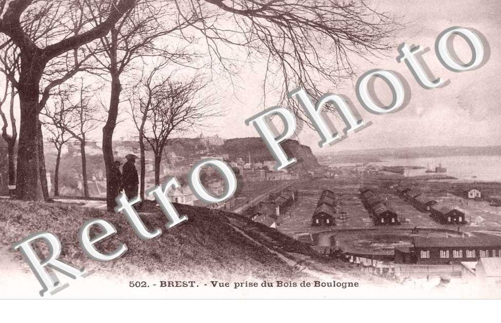 vue prise du Bois de Boulogne