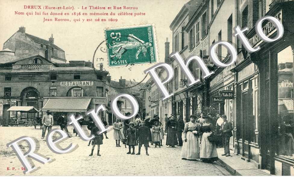le théâtre et rue Rotrou