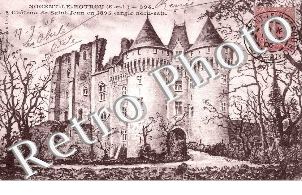 CHATEAU DE ST JEAN EN 1899