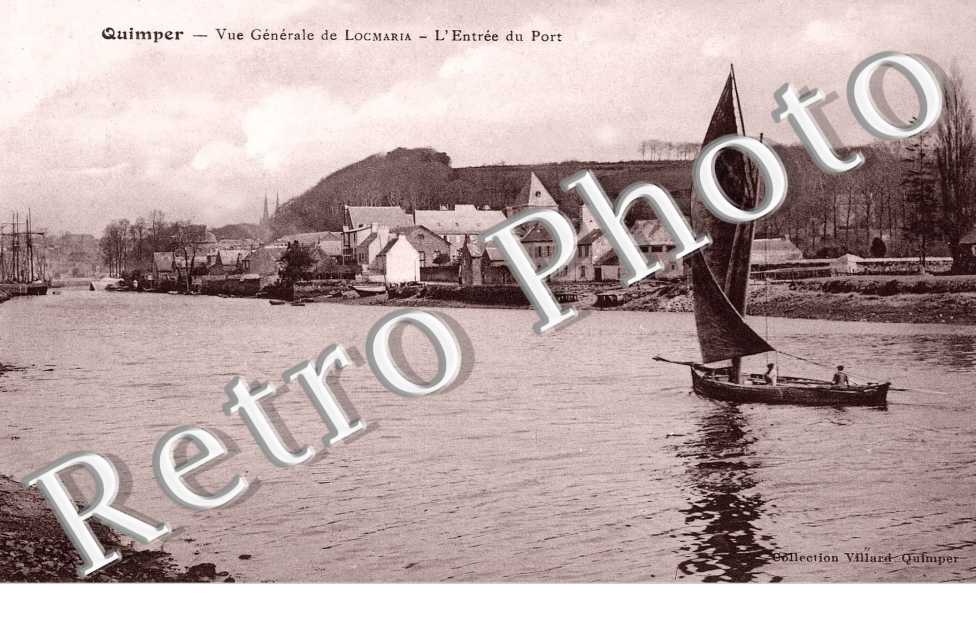 VUE GENERALE DE LOCMARIA - L'ENTREE DU PORT