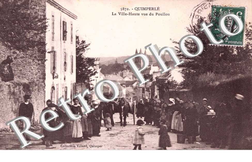 la ville haute vue du Poullou
