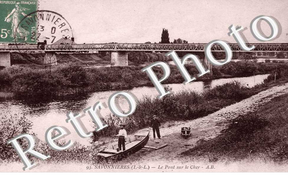 Le pont sur le Cher