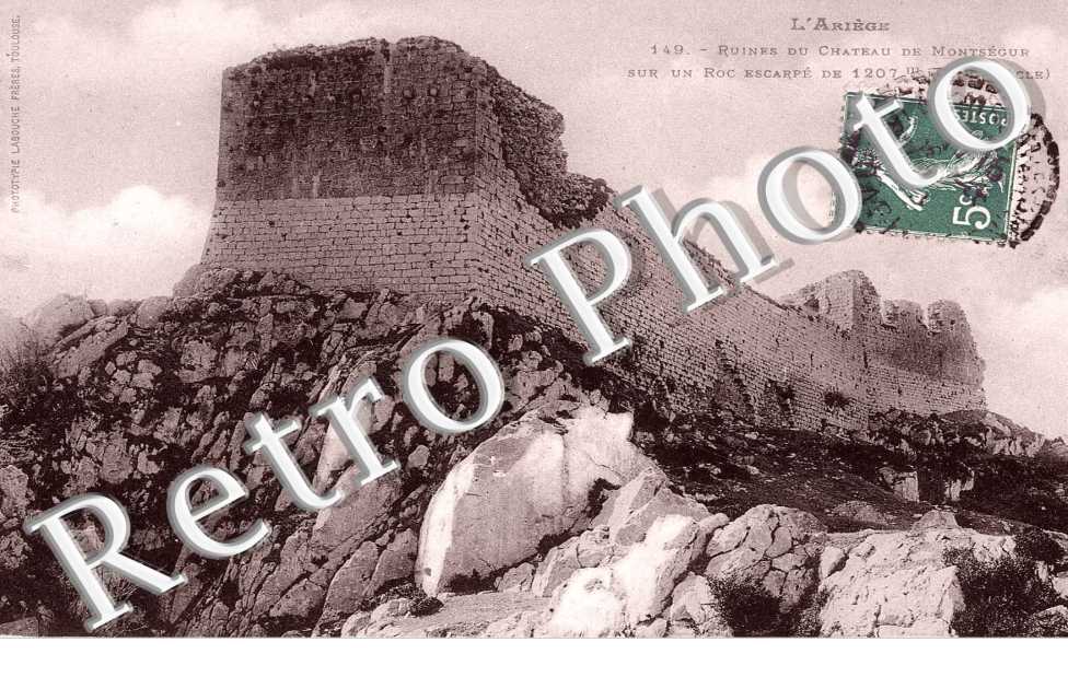 ruines du chateau de Montsegur