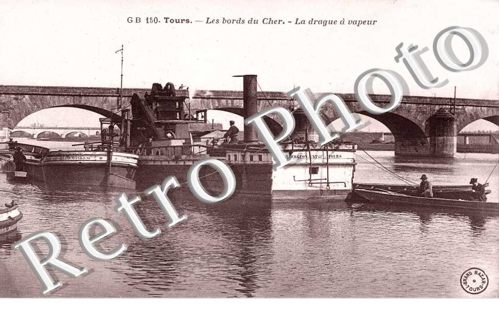 Les Bords du Cher - La Drague à Vapeur