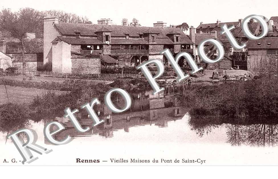 VIEILLES MAISONS DU PONT DE SAINT CYR