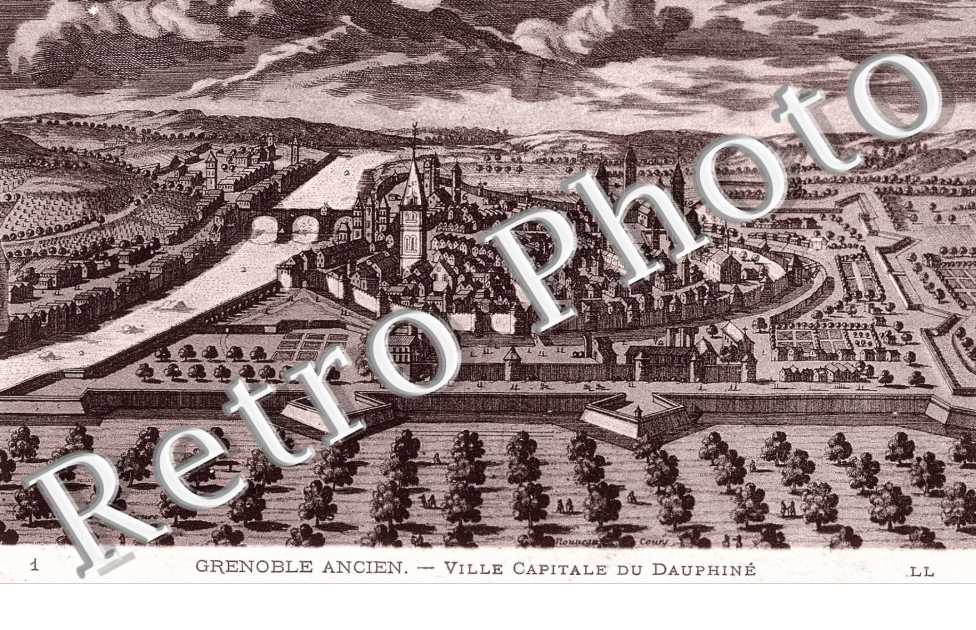 VILLE CAPITALE DU DAUPHINE (dessin)