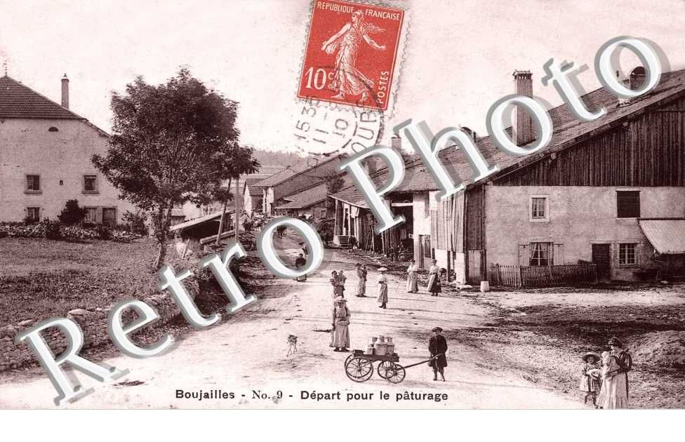 depart pour le paturage