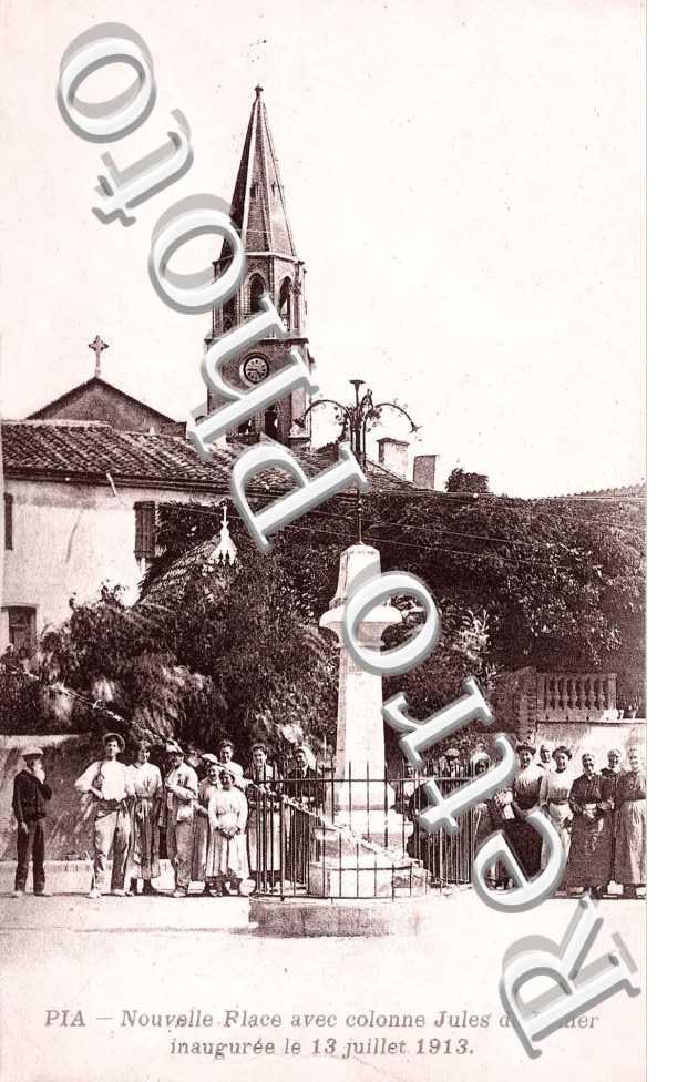 NOUVELLE PLACE AVEC COLONNE JULES DE LAMER INAUGUREE LE 13 JUILLET 1913