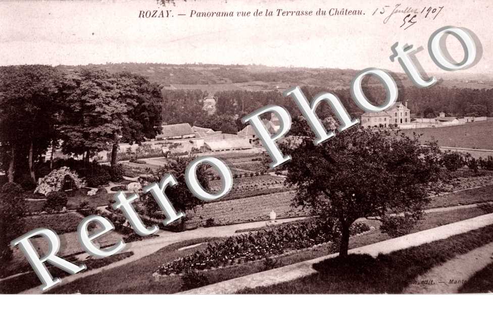 Panorama vue de la Terrasse du Chateau