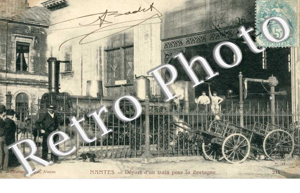 DEPART D'UN TRAIN POUR LA BRETAGNE