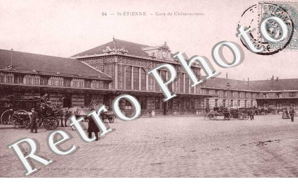 LA GARE DE CHATEAUCREUX - 1905