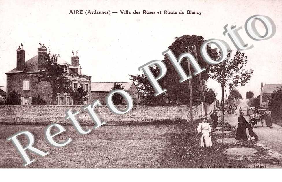 villa des roses et route de Blanzy