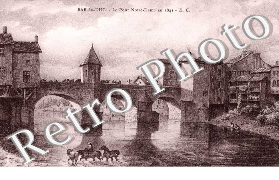 LE PONT NOTRE DAME (DESSIN)