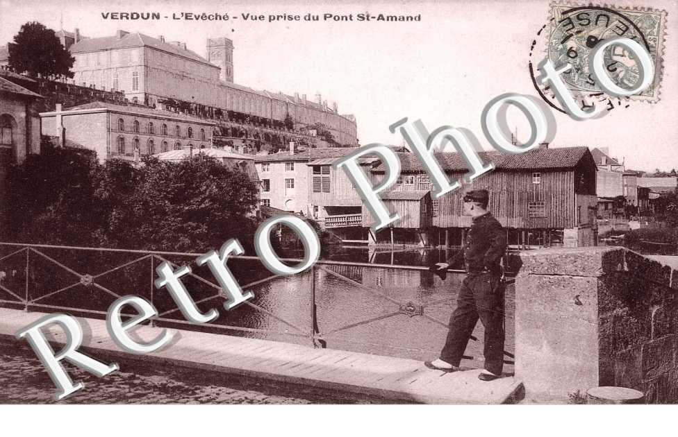 L'EVECHE - VUE PRISE DU PONT ST AMAND