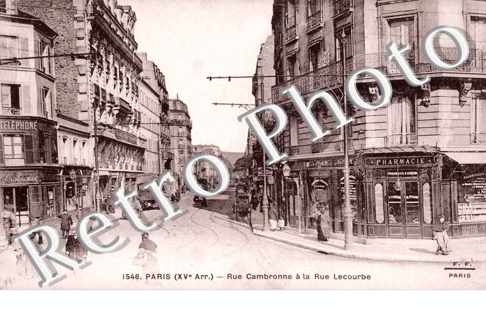 rue Cambronne a la rue Lecourbe