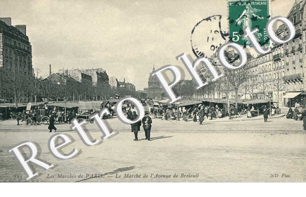 Le marche de l'Avenue de Breteuil