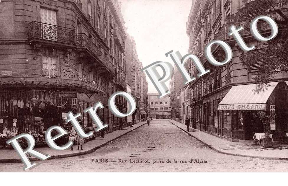 RUE LECUIROT prise de la rue d'Alesia