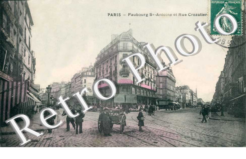 Faubourg St Antoine et Rue Crozatier
