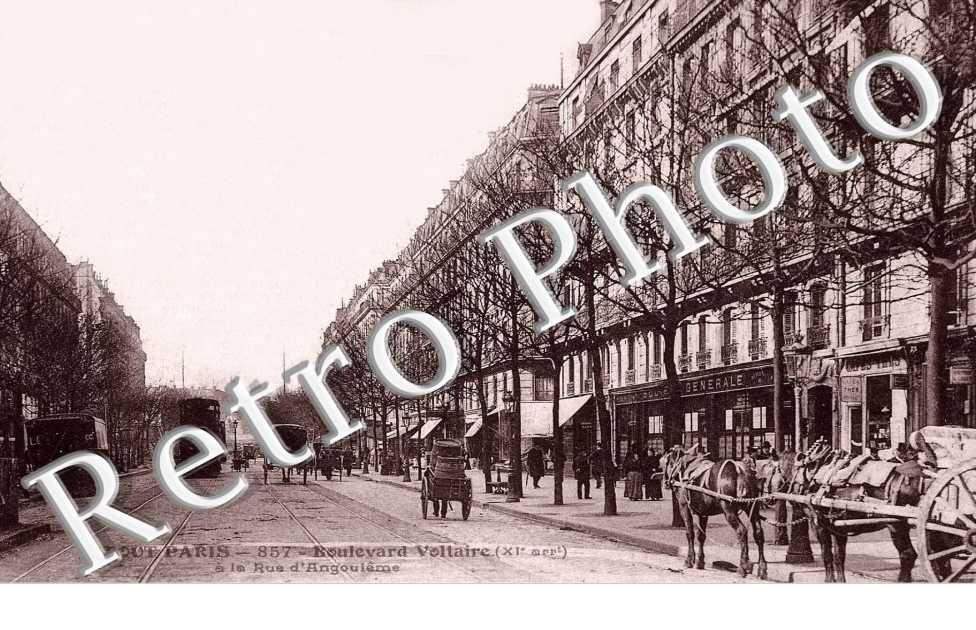 Boulevard Voltaire à la Rue d'Angoulême