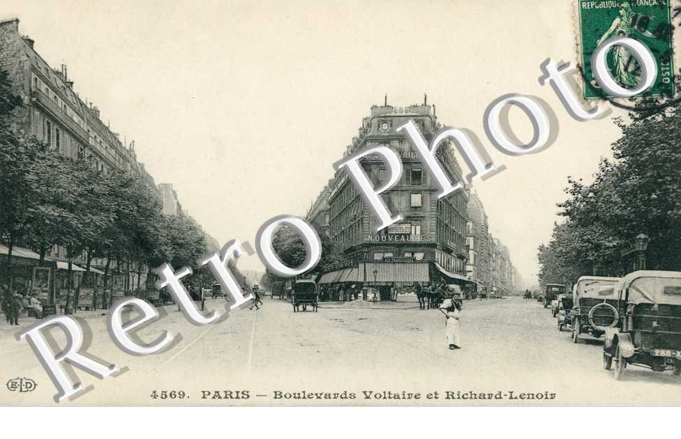 Boulevard Voltaire et boulevard Richard Lenoir