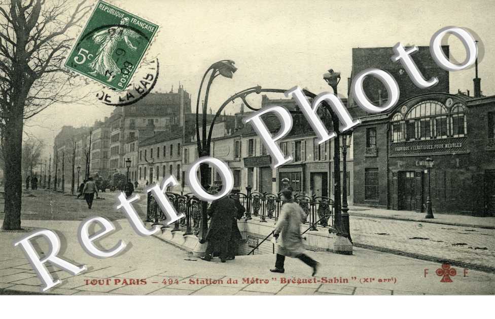 station du metro " Breguet-Sabin "