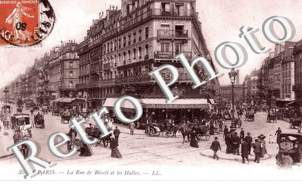 la rue DE RIVOLI et les Halles