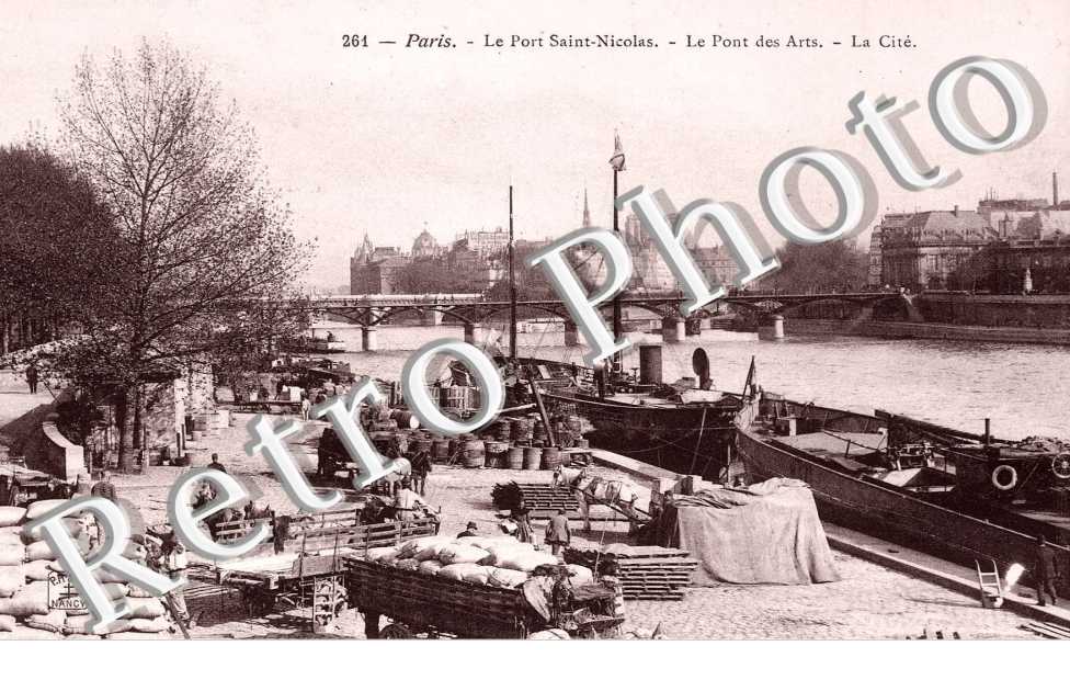 LE PORT SAINT NICOLAS le pont des Arts
