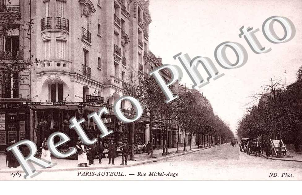 Paris-Auteuil - RUE MICHEL ANGE