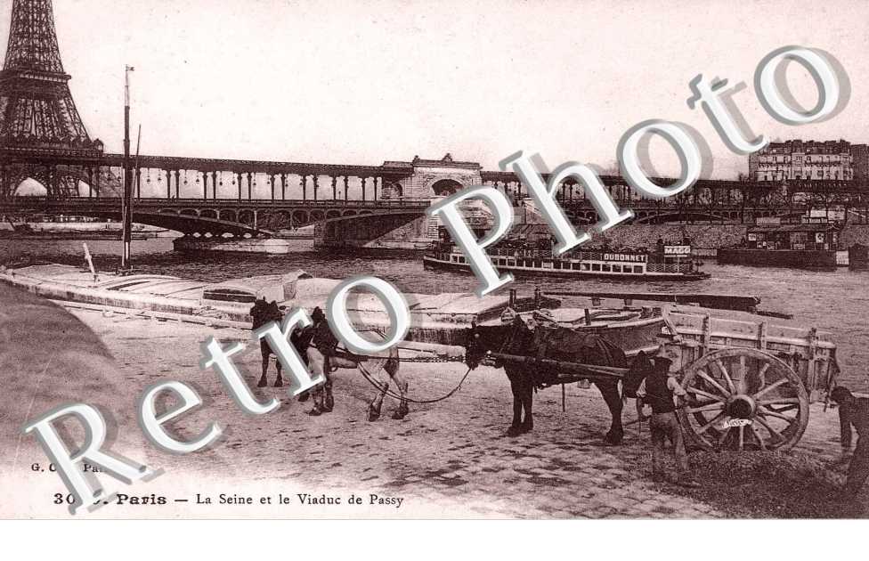 LA SEINE ET LA VIADUC DE PASSY