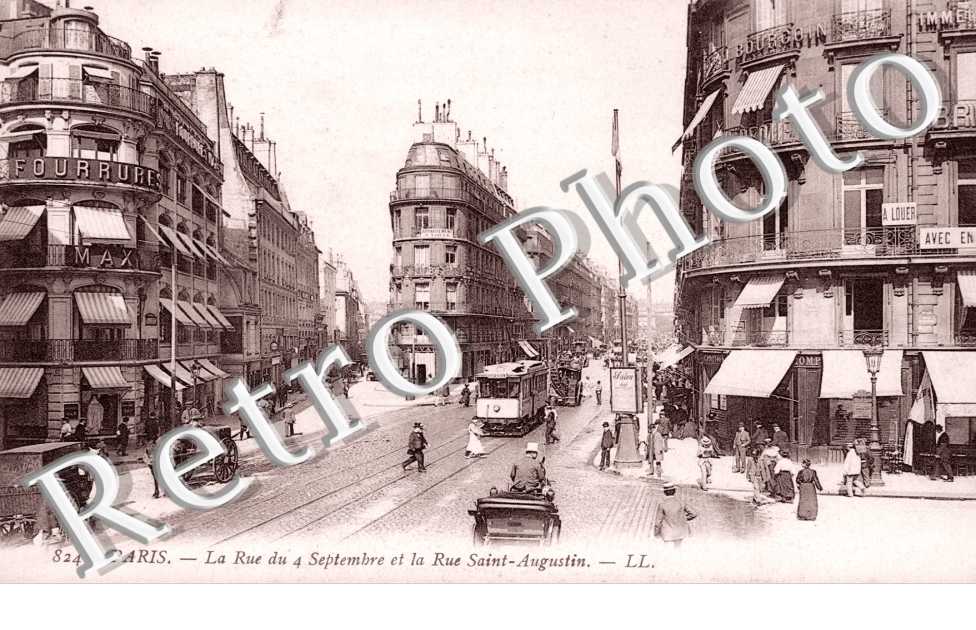 Rue du quatre Septembre et la Rue Saint Augustin