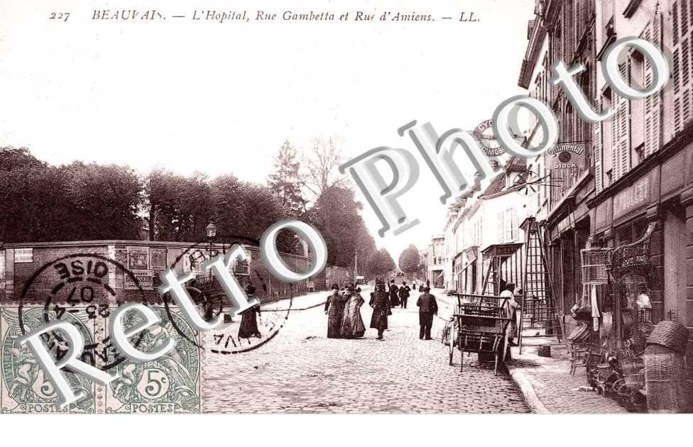 L'Hopital, Rue Gambetta et Rue d'Amiens