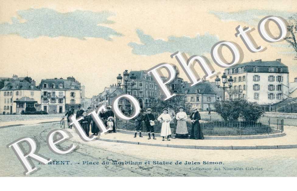 PLACE DU MORBIHAN ET STATUE JULES SIMON