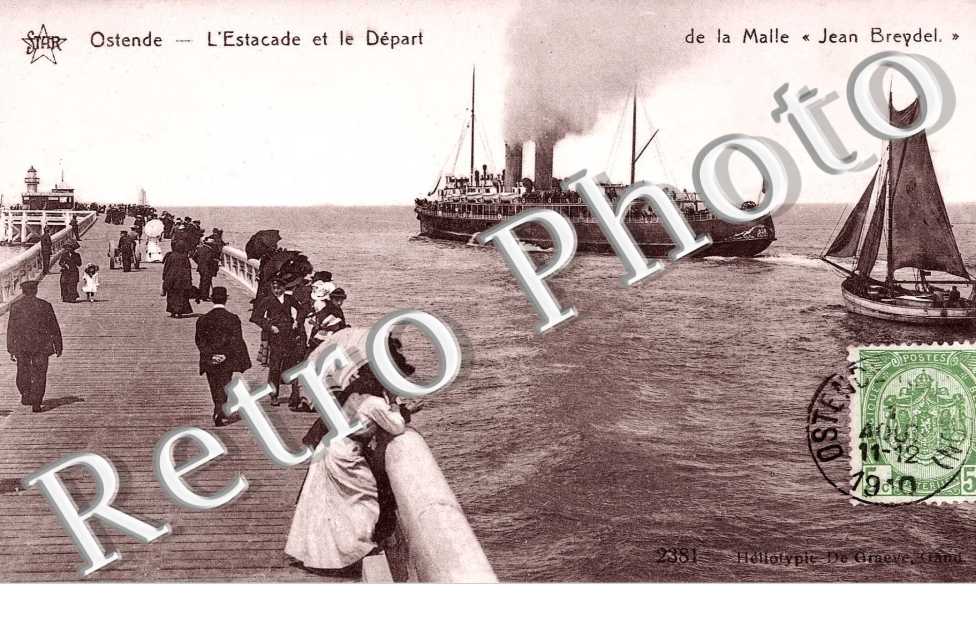 'estacade et le depart de la malle Jean  Breydel